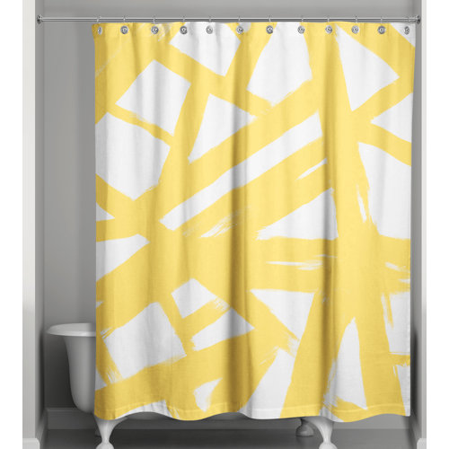 Yellow & Gold Shower Curtains & Shower Liners You'll Love Wayfair